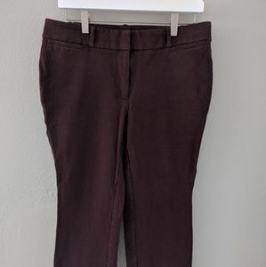 LOFT Dark Maroon Pants